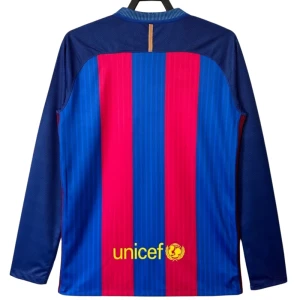 FC Barcelona Retro Trikot 2016-17 Heim Herren Langarm