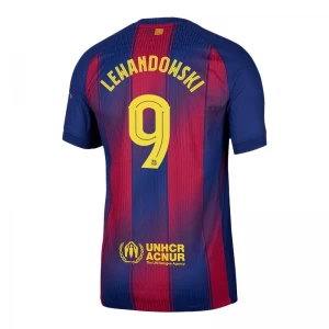 FC Barcelona Robert Lewandowski #9 Fußballtrikot 2025-26 Champions League Heimtrikot Herren