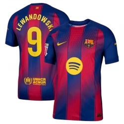 FC Barcelona Robert Lewandowski #9 Fußballtrikot 2025-26 Heimtrikot Herren