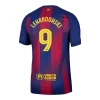 FC Barcelona Robert Lewandowski #9 Fußballtrikot 2025-26 UCL Heimtrikot Herren