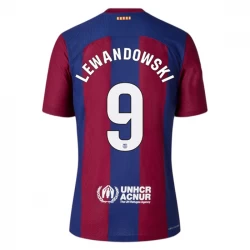 FC Barcelona Robert Lewandowski #9 Fußballtrikots 2023-24 Heimtrikot Herren