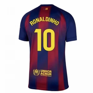 FC Barcelona Ronaldinho Gaúcho #10 Fußballtrikot 2025-26 Heimtrikot Herren