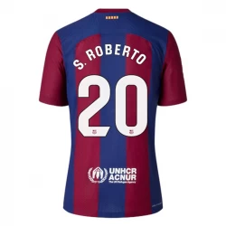 FC Barcelona S. Roberto #20 Fußballtrikots 2023-24 Heimtrikot Herren