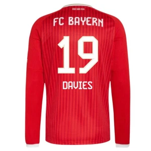 FC Bayern München Alphonso Davies #19 Fußballtrikot 2026-27 Heimtrikot Herren Langarm