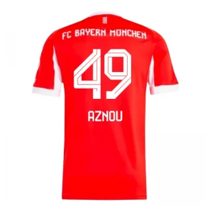FC Bayern München Aznou #49 Fußballtrikot 2025-26 Heimtrikot Herren