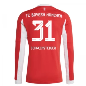 FC Bayern München Bastian Schweinsteiger #31 Fußballtrikot 2025-26 Heimtrikot Herren Langarm
