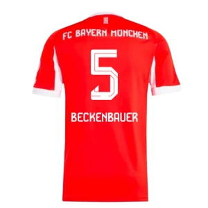 FC Bayern München Beckenbauer #5 Fußballtrikot 2025-26 Heimtrikot Herren