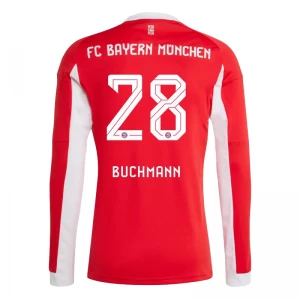 FC Bayern München Buchmann #28 Fußballtrikot 2025-26 Heimtrikot Herren Langarm