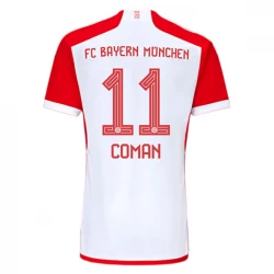 FC Bayern München Coman #11 Fußballtrikots 2023-24 Heimtrikot Herren
