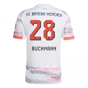 FC Bayern München Fußballtrikot 2025-26 Buchmann #28 Auswärtstrikot Herren