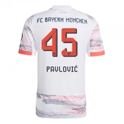 FC Bayern München Fußballtrikot 2025-26 Pavlovic #45 Auswärtstrikot Herren