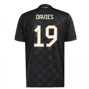 FC Bayern München Fußballtrikot Alphonso Davies #19 2025-26 Ausweichtrikot Herren