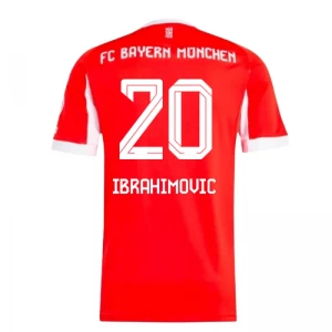 FC Bayern München Ibrahimovic #20 Fußballtrikot 2025-26 Heimtrikot Herren