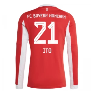 FC Bayern München Ito #21 Fußballtrikot 2025-26 Heimtrikot Herren Langarm