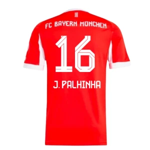 FC Bayern München J. Palhinha #16 Fußballtrikot 2025-26 Heimtrikot Herren