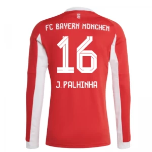 FC Bayern München J. Palhinha #16 Fußballtrikot 2025-26 Heimtrikot Herren Langarm