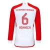 FC Bayern München Joshua Kimmich #6 Fußballtrikot 2023-24 Heimtrikot Herren Langarm