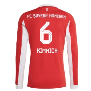 FC Bayern München Joshua Kimmich #6 Fußballtrikot 2025-26 Heimtrikot Herren Langarm