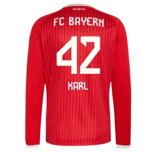 FC Bayern München Karl #42 Fußballtrikot 2026-27 Heimtrikot Herren Langarm