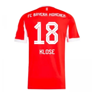 FC Bayern München Klose #18 Fußballtrikot 2025-26 Heimtrikot Herren