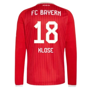 FC Bayern München Klose #18 Fußballtrikot 2026-27 Heimtrikot Herren Langarm
