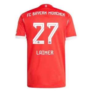 FC Bayern München Laimer #27 Fußballtrikot 2025-26 Heimtrikot Herren