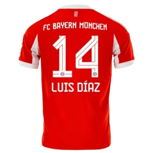 FC Bayern München Luis Diaz #14 Fußballtrikot 2025-26 Heimtrikot Herren