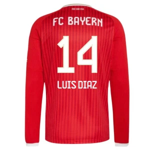 FC Bayern München Luis Diaz #14 Fußballtrikot 2026-27 Heimtrikot Herren Langarm
