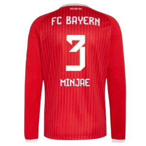 FC Bayern München Minjae #3 Fußballtrikot 2026-27 Heimtrikot Herren Langarm