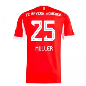 FC Bayern München Muller #25 Fußballtrikot 2025-26 Heimtrikot Herren