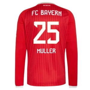 FC Bayern München Muller #25 Fußballtrikot 2026-27 Heimtrikot Herren Langarm