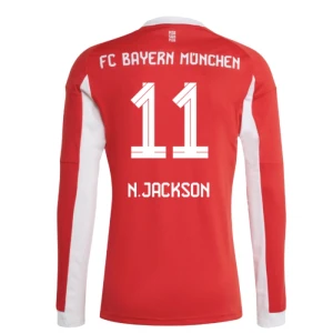 FC Bayern München N. Jackson #11 Fußballtrikot 2025-26 Heimtrikot Herren Langarm