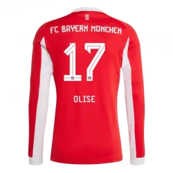 FC Bayern München Olise #17 Fußballtrikot 2025-26 Heimtrikot Herren Langarm