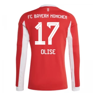 FC Bayern München Olise #17 Fußballtrikot 2025-26 Heimtrikot Herren Langarm