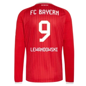 FC Bayern München Robert Lewandowski #9 Fußballtrikot 2026-27 Heimtrikot Herren Langarm