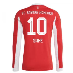 FC Bayern München Sane #10 Fußballtrikot 2025-26 Heimtrikot Herren Langarm