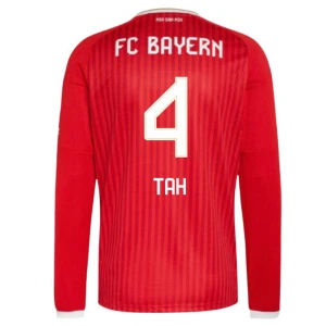 FC Bayern München Tah #4 Fußballtrikot 2026-27 Heimtrikot Herren Langarm