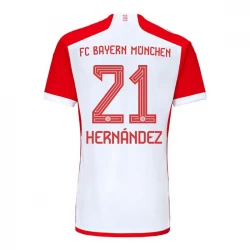 FC Bayern München Theo Hernández #21 Fußballtrikots 2023-24 Heimtrikot Herren