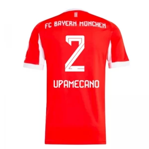 FC Bayern München Upamecano #2 Fußballtrikot 2025-26 Heimtrikot Herren