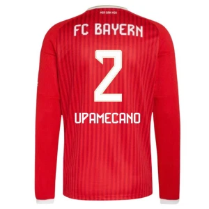 FC Bayern München Upamecano #2 Fußballtrikot 2026-27 Heimtrikot Herren Langarm