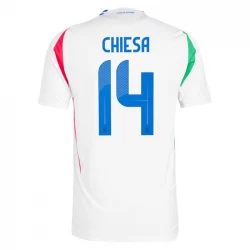 Federico Chiesa #14 Italien Fußballtrikots EM 2024 Auswärtstrikot Herren