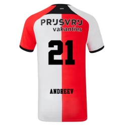 Feyenoord Andreev #21 Fußballtrikot 2024-25 Heimtrikot Herren