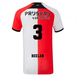 Feyenoord Beelen #3 Fußballtrikot 2024-25 Heimtrikot Herren