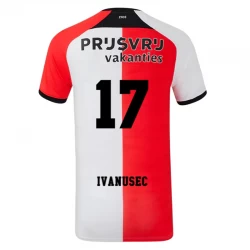 Feyenoord Ivanusec #17 Fußballtrikot 2024-25 Heimtrikot Herren