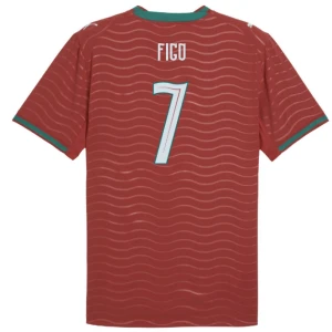 Figo #7 Portugal Fußballtrikot WM 2026 Heimtrikot Herren