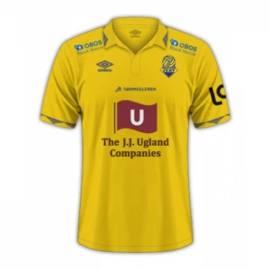 FK Jerv Fußballtrikot 2023-24 Heimtrikot Herren