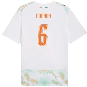 Fofana #6 Elfenbeinküste Fußballtrikot WM 2026 Auswärtstrikot Herren