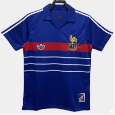 Frankreich Retro Trikot 1984 Heim Herren