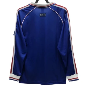 Frankreich Retro Trikot 1998 Heim Herren Langarm