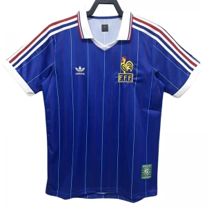 Frankreich World Cup Retro Trikot 1982 Heim Herren